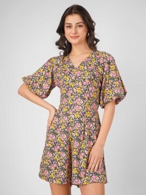 ditsy floral playsuit